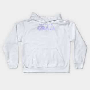 Do It For The Gram Galactic Purple Wall Kids Hoodie